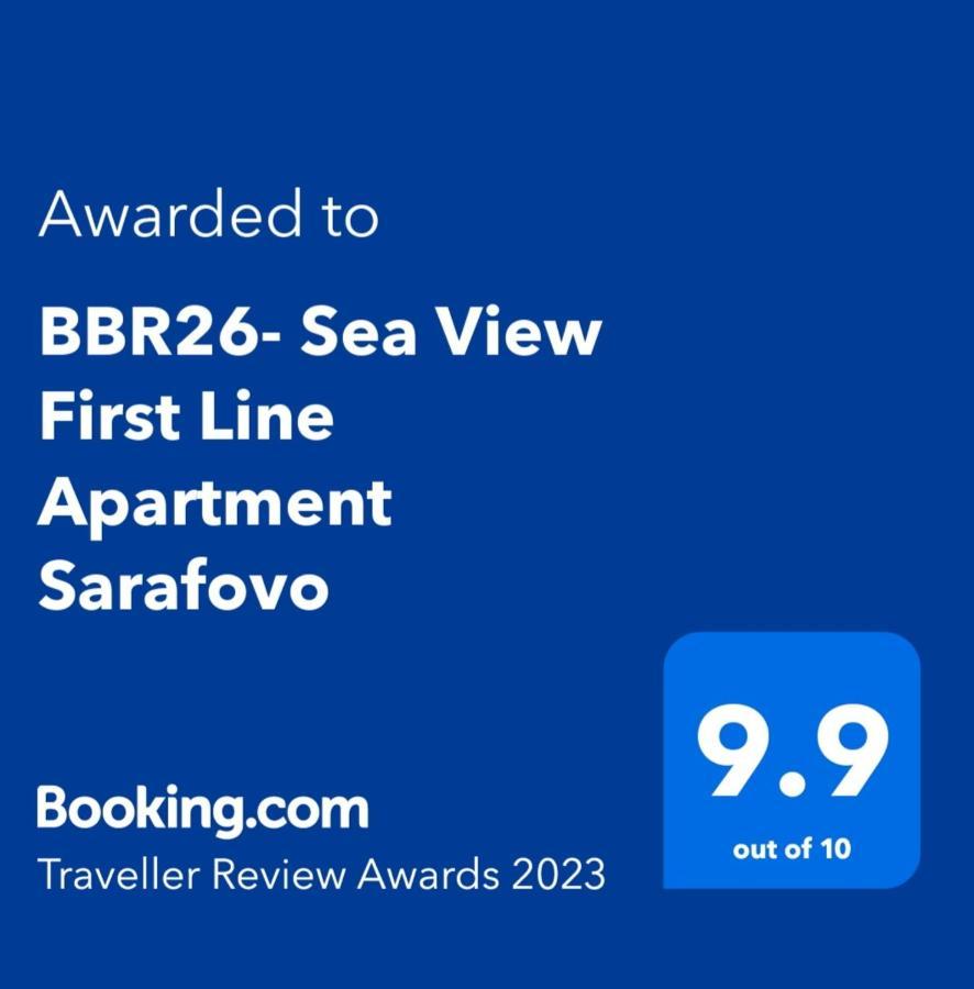 Bbr26- Sea View First Line Apartment Sarafovo Burgas by Eksteriør bilde